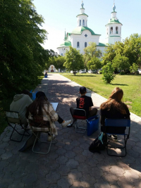 Летняя досуговая площадка "Юный художник"